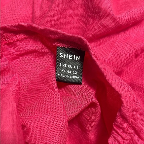 SHEIN Fuchsia Asymmetrical Mini Dress - Picture 6 of 6